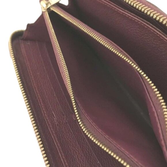 981242BN (L3) Louis Vuitton Wallet Long Purple Monogram Empreinte - Picture 6 of 9